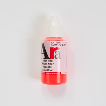 Ara Acrylic 100ml Neon Red