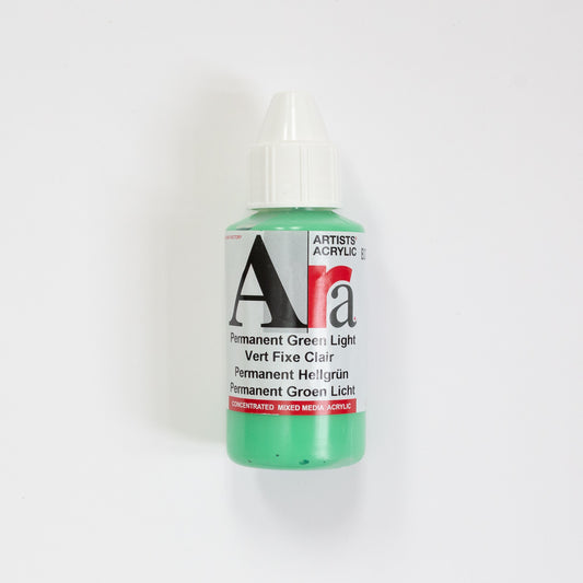 Ara Acrylic 100ml Permanent Green Light