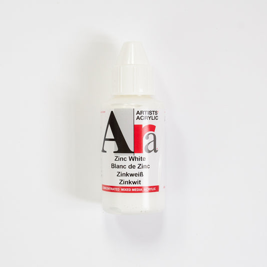 Ara Acrylic 100ml 002 Zinc White A