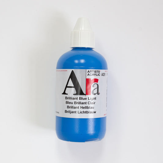 Ara Acrylic 250ml Brilliant Blue Light