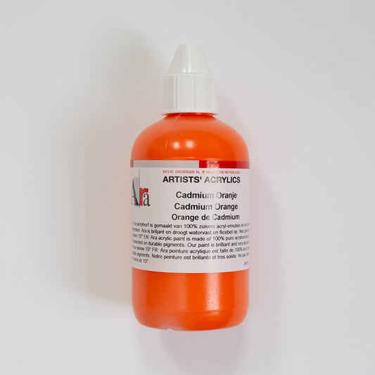 Ara Acrylic 250ml Cadmium Orange