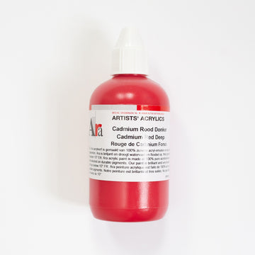 Ara Acrylic 250ml Cadmium Red Deep