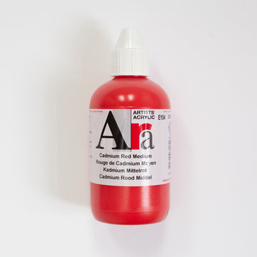 Ara Acrylic 250ml Cadmium Red Medium (Vermilion)