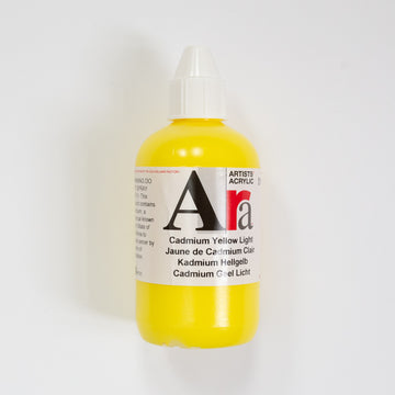 Ara Acrylic 250ml Cadmium Yellow Light