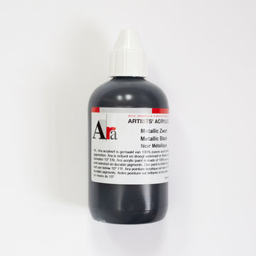 Ara Acrylic 250ml 620 Metallic Black C