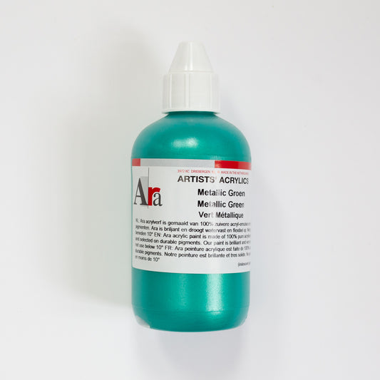 Ara Acrylic 250ml 610 Metallic Green C