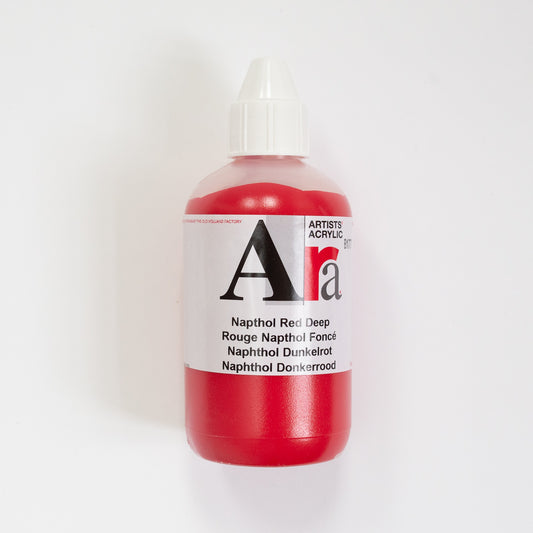 Ara Acrylic 250ml Napthol Red Deep