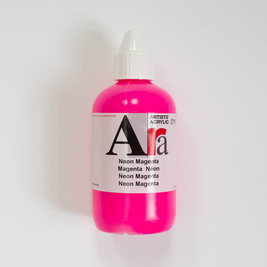 Ara Acrylic 250ml Neon Magenta