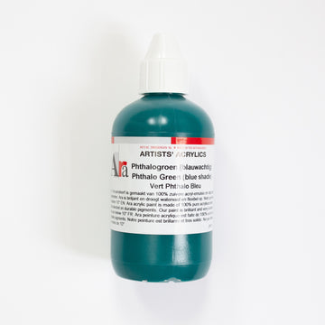 Ara Acrylic 250ml Phthalo Green Blue Shade