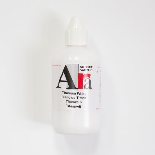 Ara Acrylic 250ml Titanium White