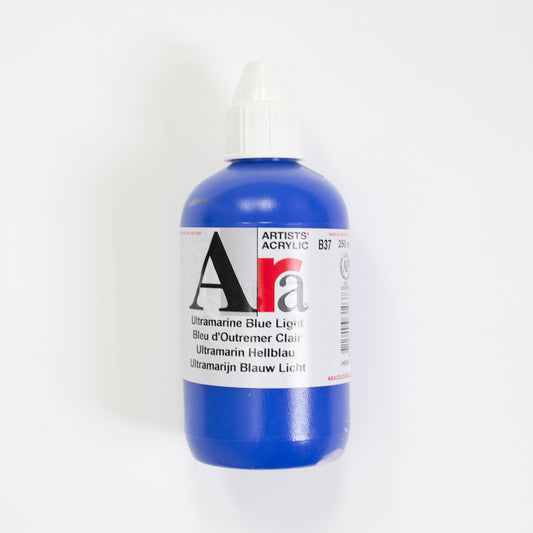 Ara Acrylic 250ml Ultramarine Blue Light