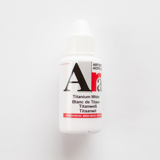 Ara Acrylic 100ml 001 Titanium White A