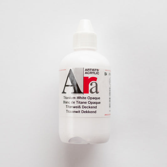 Ara Acrylic 250ml 004 Opaque Titanium White B