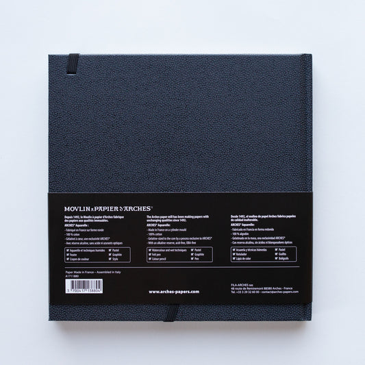 Arches art journal vierkant 185G 21x21 cm 24 sheets cold pressed