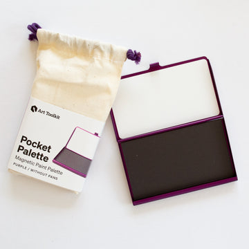Art Toolkit Pocket Purple Palette Empty no pans