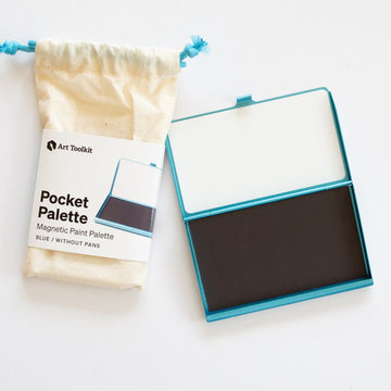 Art Toolkit Pocket Blue Palette Empty no pans