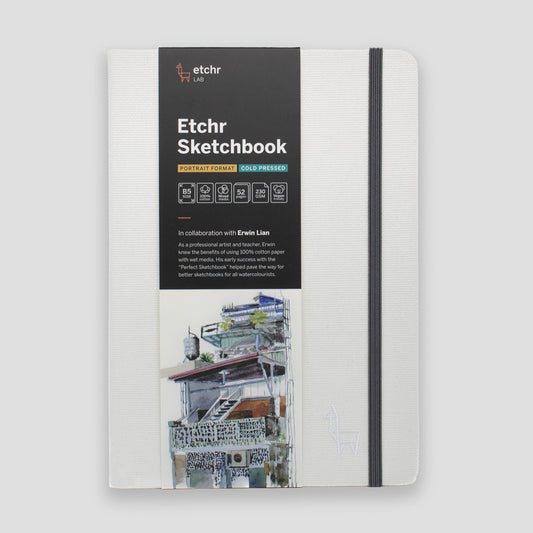 Etchr Sketchbook B5 Cold Pressed 230g Portrait
