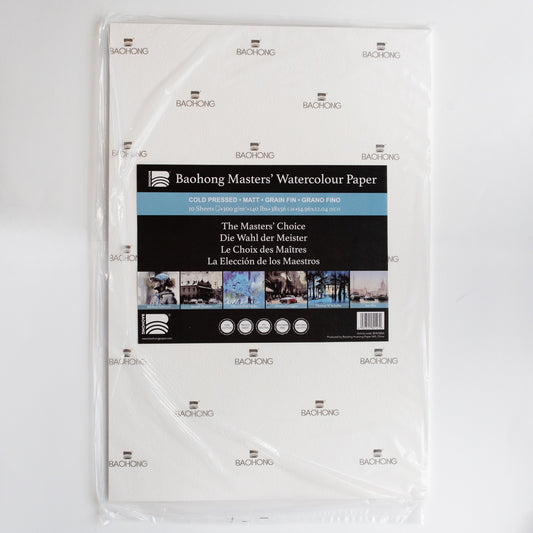 Baohong Masters' Choice 300g 10 Sheets Cold pressed 38x56cm