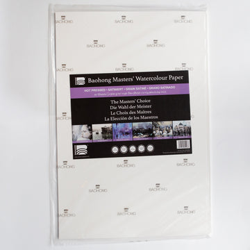 Baohong Masters' Choice 300g 10 Sheets Hot pressed 38x56cm