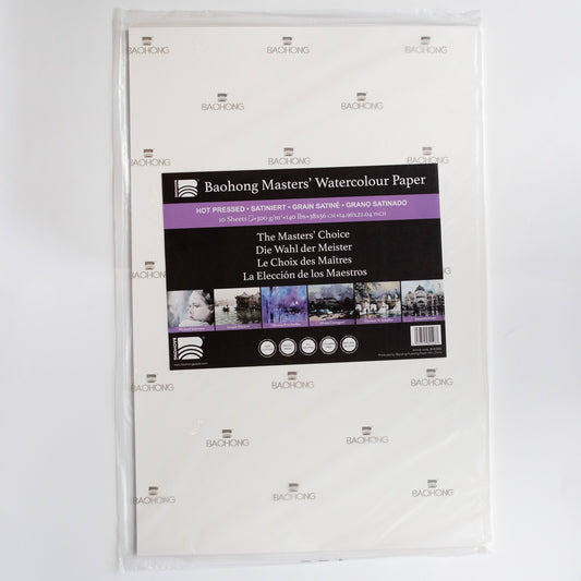 Baohong Masters' Choice 300g 10 Sheets Hot pressed 38x56cm