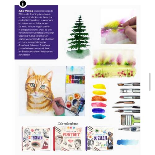 Basisboek Aquarel door Julia Woning