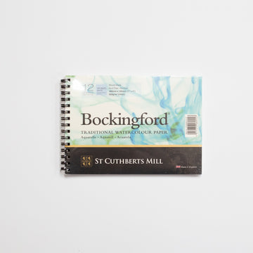 St. Cuthberts Bockingford Cold pressed Wit 300g 18x13cm 12 vel album