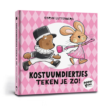 PRE-ORDER Kostuumdiertjes teken je zo! Door Karin Luttenberg Paperfuel