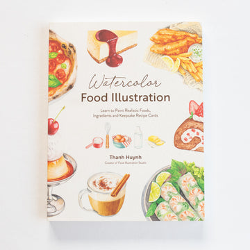 Watercolor Food Illustration Tranh Huynh