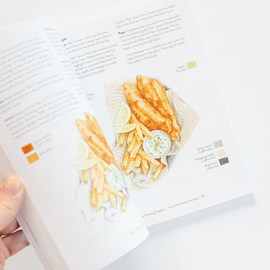 Watercolor Food Illustration Tranh Huynh