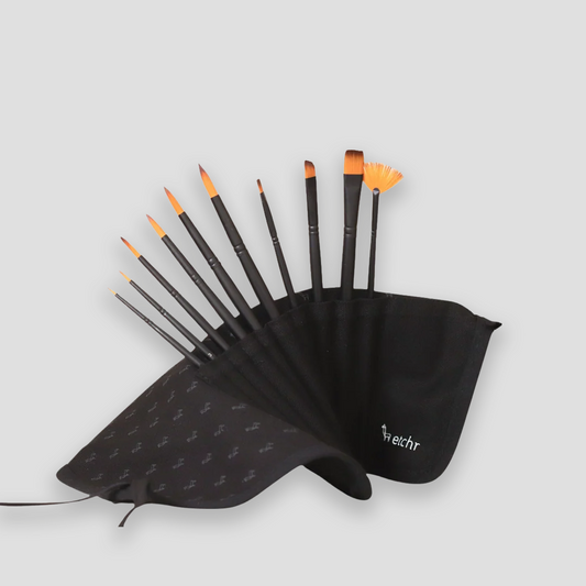 Etchr Watercolor Brush set of 10