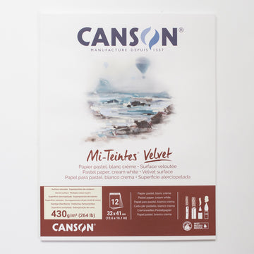 Canson Mi-Teintes® Velvet 32X41 430g Creme Wit