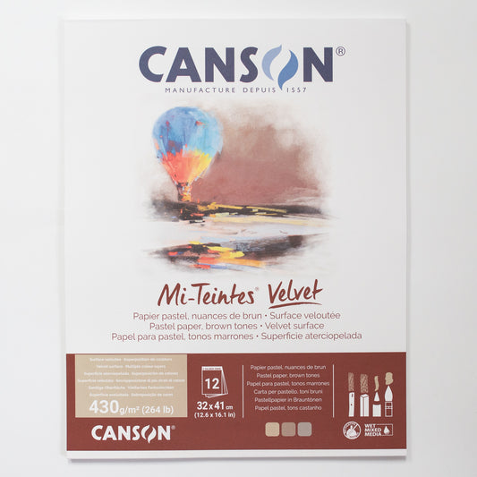 Canson Mi-Teintes® Velvet 32X41 430g Bruine Kleuren