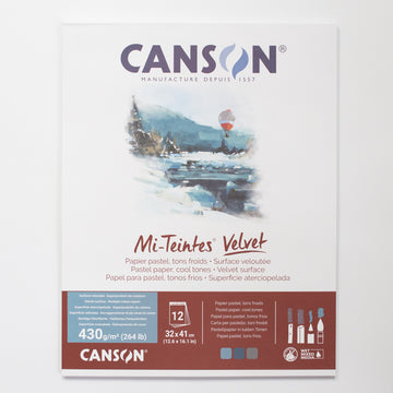 Canson Mi-Teintes® Velvet 32X41 430g Koude Kleuren