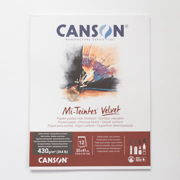 Canson Mi-Teintes® Velvet 32X41 430g Zwart