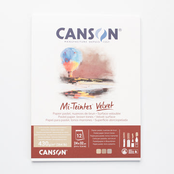 Canson Mi-Teintes® Velvet 24X32 430g Bruine Kleuren