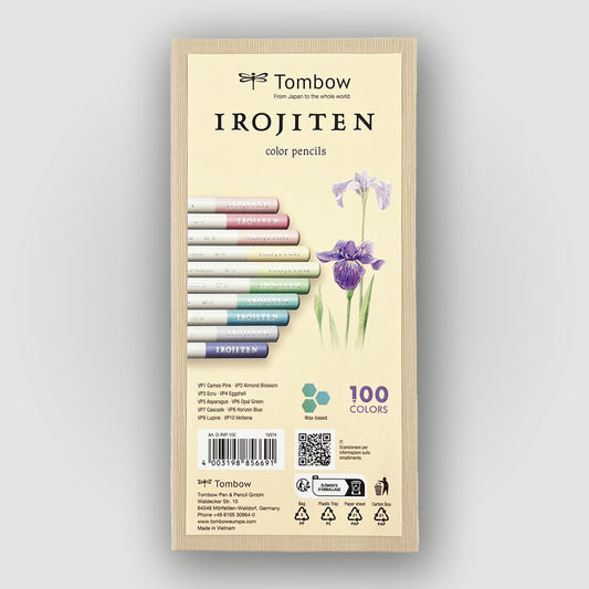 Tombow Irojiten set volume 8: Very pale tone lll10 colors