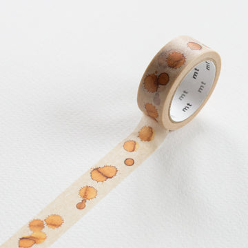 MT Masking tape upcycle Coffee stain