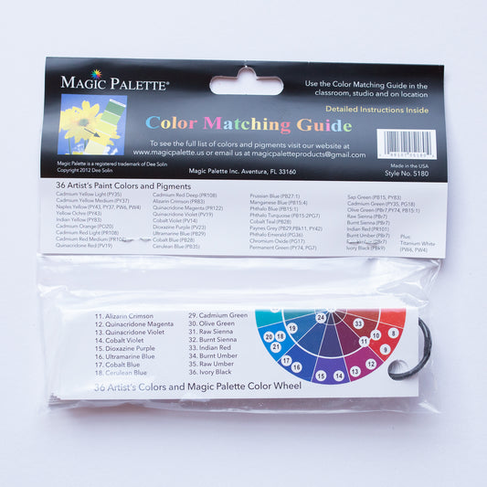 Magic palette Color Matching Guide