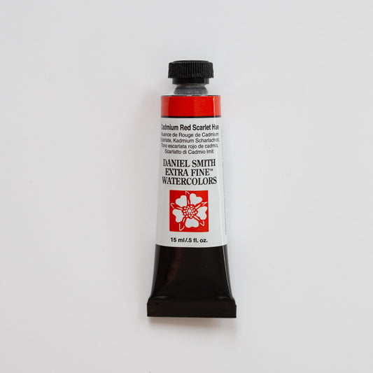 Daniel Smith Watercolor 15ml Extra Fine Cadmium Red Scarlet Hue 3