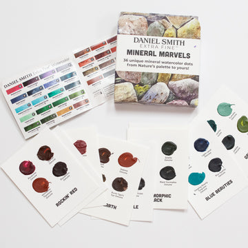 Daniel Smith Dot Card Set "Mineral Marvel" with 36 Dots