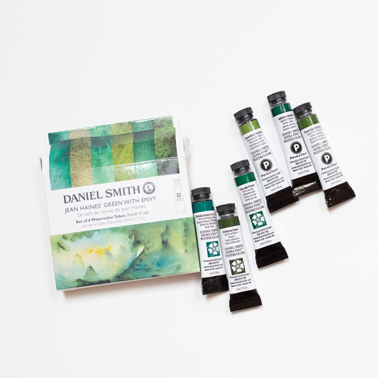 Daniel smith Watercolor Jean Haines 'Green with Envy' set 6x5ml