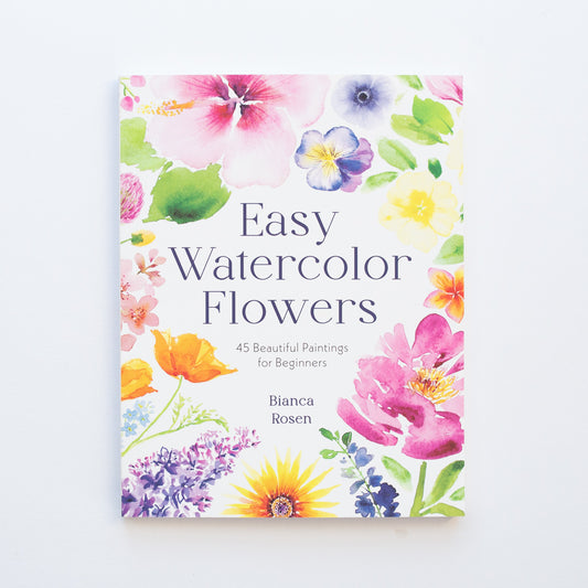 Easy Watercolor Flowers by Bianca Rosen