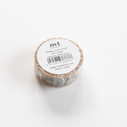 MT Masking tape upcycle Espresso coffee guide