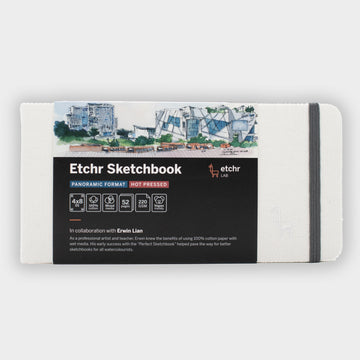 Etchr sketchbook Panorama Hot pressed