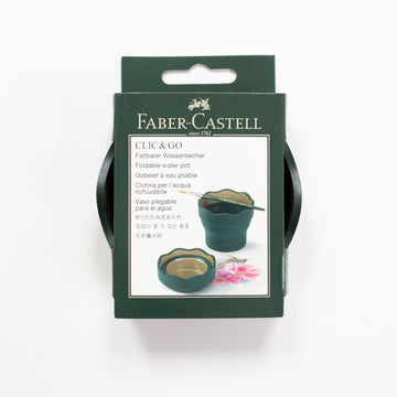 Faber-Castell Watercup Clic & Go donkergroen