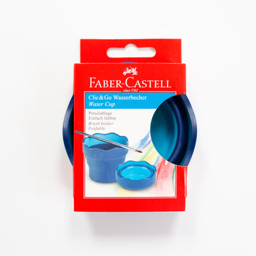 Faber-Castell Watercup Clic & Go blauw