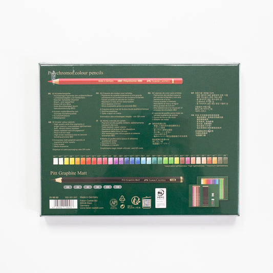 Faber-Castell Polychromos 32st + Pitt grafiet mat 6st set