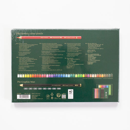 Faber-Castell Polychromos 40st + Pitt grafiet mat 8st set