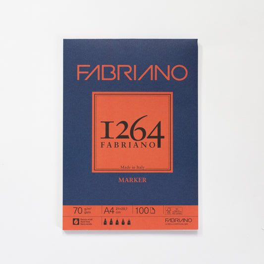 Fabriano 1264 markerblok 100 vellen 70gr/m² 21x29,7cm (A4)