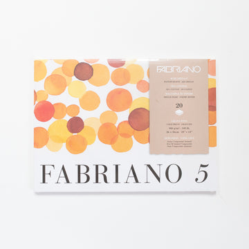 Fabriano 5 aquarelblok 20 vellen 300gr /m² 26x36cm